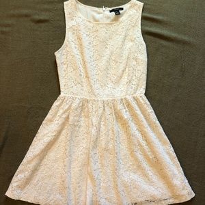 Forever 21: White Floral Dress